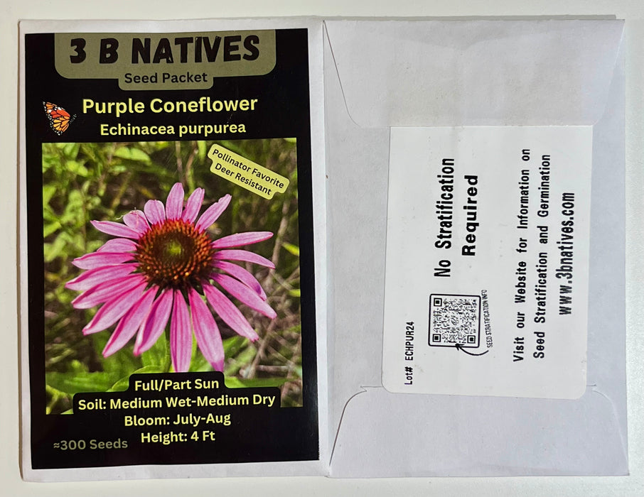 Seed Pack - Purple Coneflower (Echinacea purpurea)