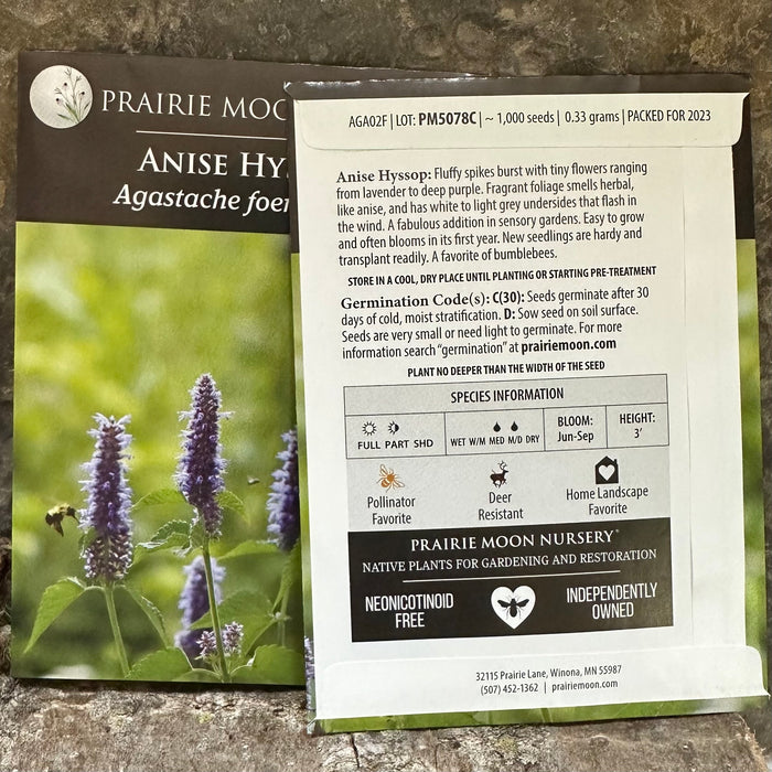 planting agastache seeds Seed Pack