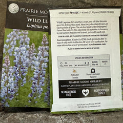 Seed Pack - Wild Lupine (Lupinus perennis)