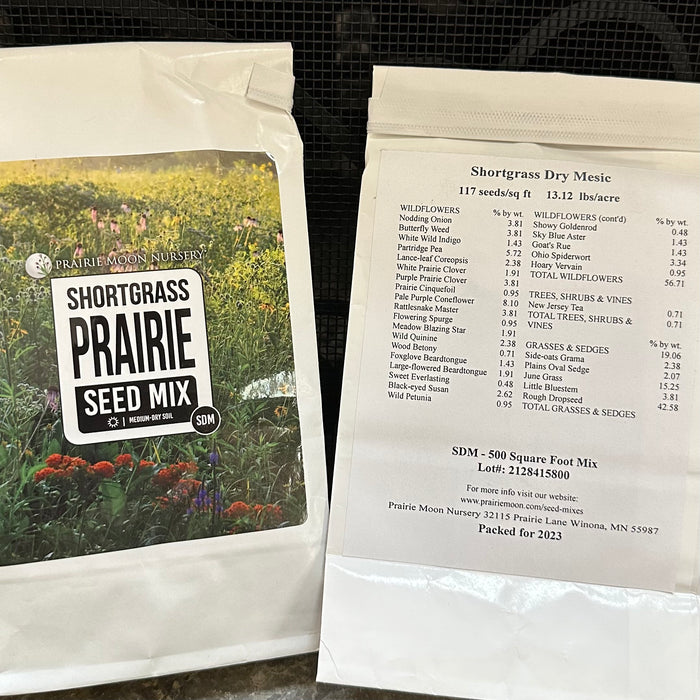 Seed Mix - XL Shortgrass Prairie Mix - 500 sq. ft.