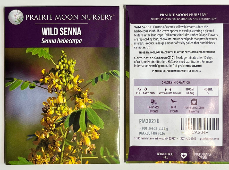 Seed Pack - Wild Senna (Senna hebecarpa)