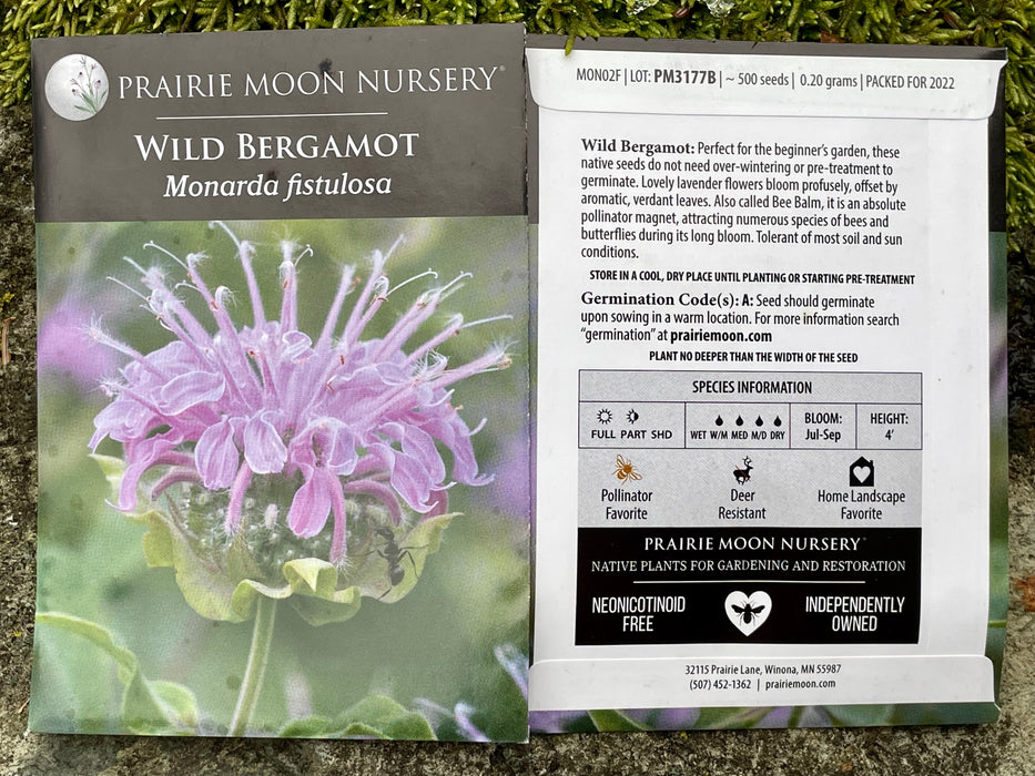 plant bee balm seeds Seed Pack